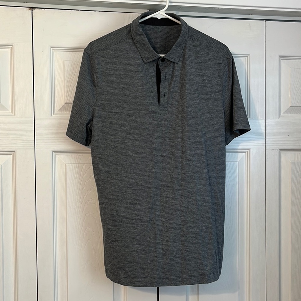 Grey lululemon polo